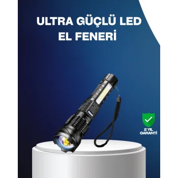 Outdoor ve Acil Durum İçin Güçlü LED El Feneri