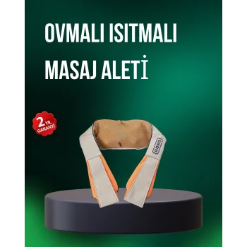 Ovmalı Isıtmalı Masaj Aleti Bel Boyun Omuz İçin Profesyonel Masaj Keyfi