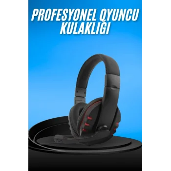 Oyuncu Kulaklığı Kulak Üstü Kablolu  Kulaklık Mikrofonlu ANC Özelliği