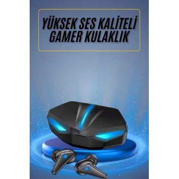 Oyuncu Kulaklığı Mikrofonlu Kablosuz Kulaklık Powerban Yüksek Ses Kaliteli