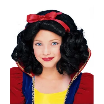 Pamuk Prenses Peruğu Kırmızı Fiyonklu (5047)