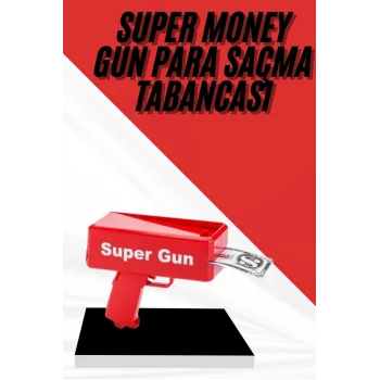 Para Dolar Atma Makinası Super Money Gun Para Saçma Fırlatma Tabancası