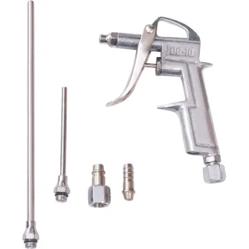 Parça Metal Uzun ve Kısa Hava Tabancası Seti  Hava Püskürtme ve Temizleme Aracı