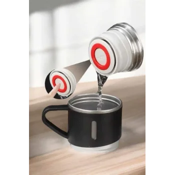 Paslanmaz Çelik 3’lü Termos Seti Vakumlu ve 8 Saat Isı Koruma