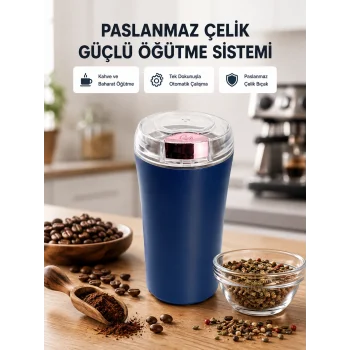 Paslanmaz Çelik Kahve ve Baharat Öğütücü – Otomatik Mekanizma