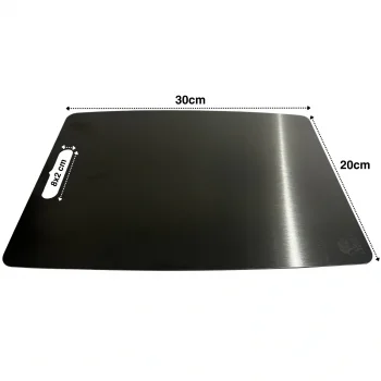 Paslanmaz Çelik Kesme Tahtası  20X30 cm Mutfak Sebze Et Kesme Tahtası Doğrama Tahtası Mutfak Aksesuarları (5047)