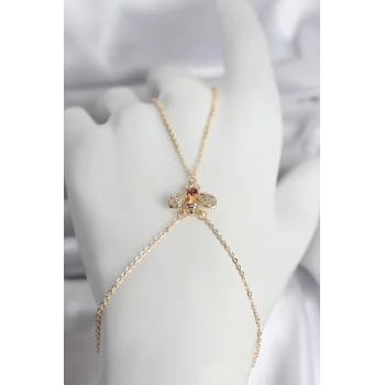 Pirinç Gold Renk Sinek Model Kadın Şahmeran