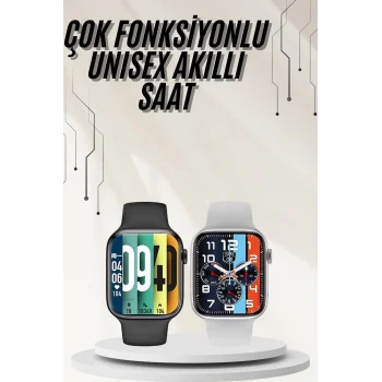 Plastik Kordonlu Kalp Atışı Uyku Takibi ve Çağrı Cevaplayabilen Akıllı Saat