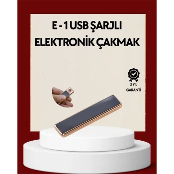 Plazma Ark Teknolojili Elektrikli Çakmak – Dokunmatik, LED Göstergeli, Şarj Edilebilir