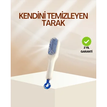 Pratik Mekanizmalı Saç Tarağı – Kendi Kendini Temizler, Taşınabilir