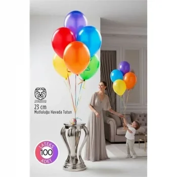 Premium Serisi 23 Cm Mat Lateks Balon Seti – 100’lü Profesyonel Etkinlik Paketi