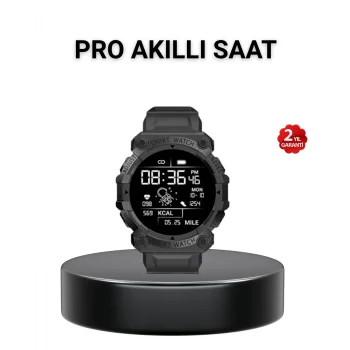 Pro Akıllı Saat – Nabız, Uyku, Adımsayar, Bluetooth 5.0