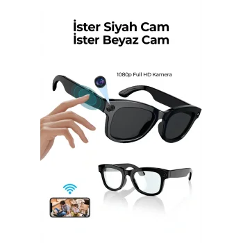 Pro Max Akıllı Gözlük Kameralı Yapay Zeka,müzik Dinleme,telefon İle Konuşma Bluetooth