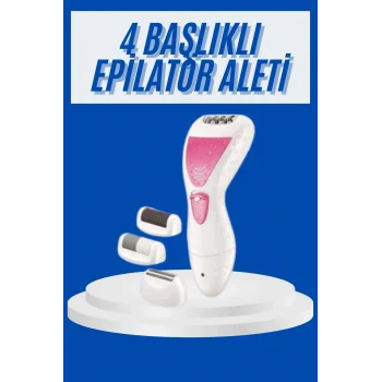 Profesyonel 4in1 Çok Amaçlı Epilasyon Aleti Şarjlı Pratik Taşınabilir