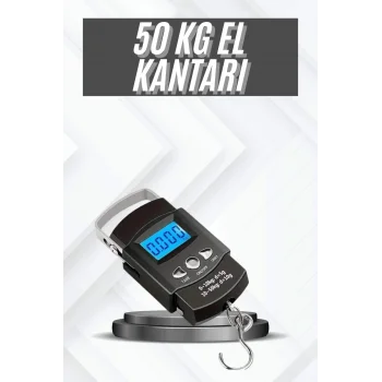 Profesyonel El Terazisi El Kantarı 50 Kg Dijital Göstergeli Tartı