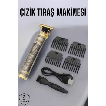 Profesyonel Şarjlı Saç ve Sakal Şekillendirici Çizik Tıraş Makinesi