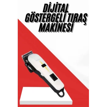 Profesyonel Şarjlı Tıraş Makinesi Turbo Kablosuz Saç Kesme Makinesi