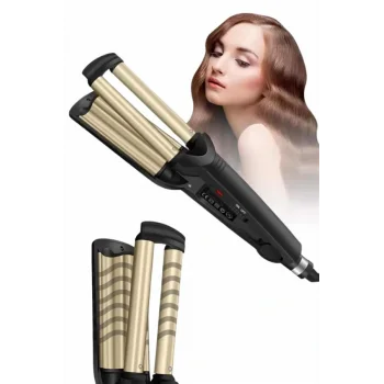 Profesyonel Seramik Kaplama Saç Şekillendirici Wag Maşa Isı Ayarlı