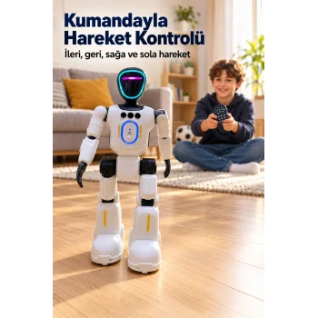 Programlanabilir Robot Oyuncak Kumandayla Komut Kaydetme Özellikli