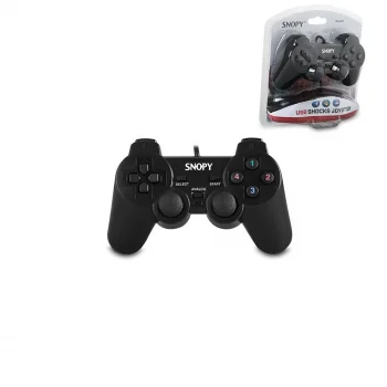 PS3 SİYAH OYUN KOLU ANALOG TİTREŞİMLİ USB KABLO 15 TUŞ - 2 ANALOG - 8 YÖN TETİKLEYİCİ 1.8MT KABLO (5047)
