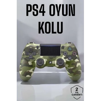 PS4 Oyun Kolu Kamuflaj Desenli Joystick