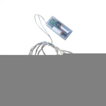 RAMAZAN KANDİLİ MODEL=10PCS   GOLD METAL   PİLLİ  DEKORATİF LED IŞIK - LAMBA  2MT KABLO (5047)