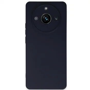 Realme 11 Pro Kılıf Nano İçi Kadife Silikon - Lacivert