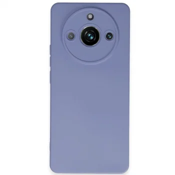 Realme 11 Pro Kılıf Nano İçi Kadife Silikon - Lila