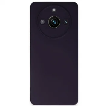 Realme 11 Pro Kılıf Nano İçi Kadife Silikon - Mor