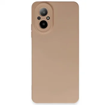 Realme 12 Lite Kılıf Nano İçi Kadife Silikon - Pudra