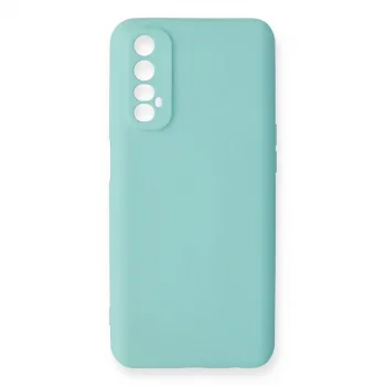 Realme 7 Kılıf Nano İçi Kadife Silikon - Turkuaz