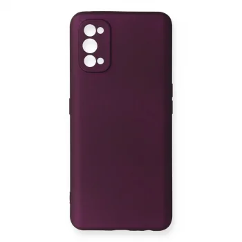 Realme 7 Pro Kılıf First Silikon - Mürdüm