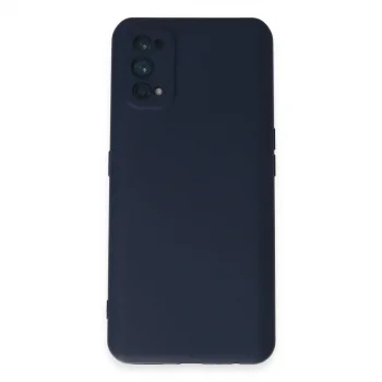 Realme 7 Pro Kılıf Nano İçi Kadife Silikon - Lacivert