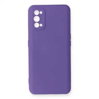 Realme 7 Pro Kılıf Nano İçi Kadife Silikon - Mor
