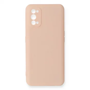 Realme 7 Pro Kılıf Nano İçi Kadife Silikon - Pudra