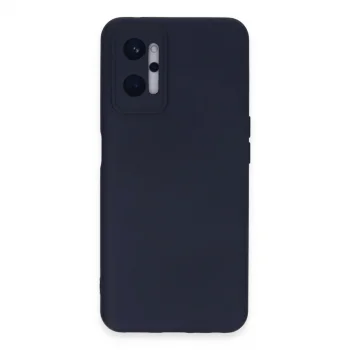 Realme 9i 4g Kılıf Nano İçi Kadife Silikon - Lacivert