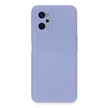 Realme 9i 4g Kılıf Nano İçi Kadife Silikon - Lila