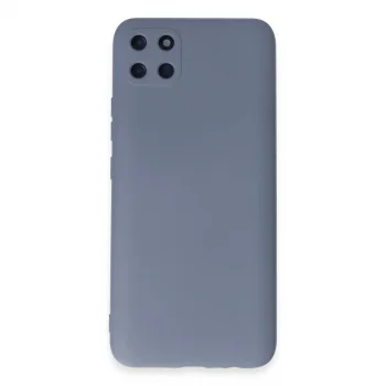 Realme C11 Kılıf Nano İçi Kadife Silikon - Gri