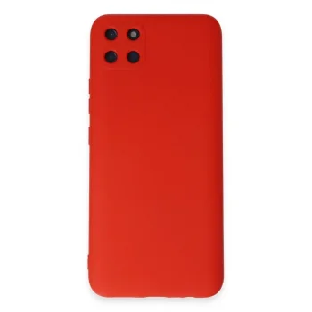 Realme C11 Kılıf Nano İçi Kadife Silikon - Kırmızı