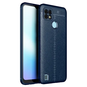 Realme C21 Kılıf Auto Focus Kapak - Lacivert