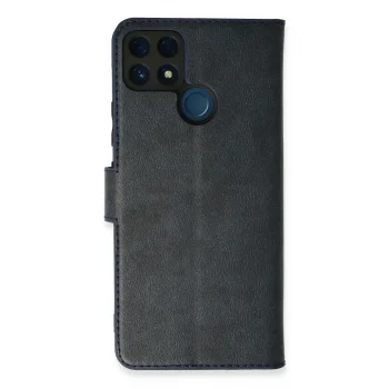 Realme C25 Kılıf Trend S Plus Kapaklı Kılıf - Lacivert
