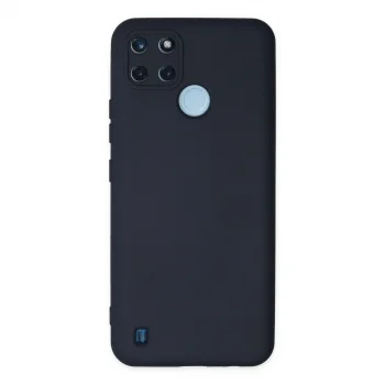 Realme C25y Kılıf Nano İçi Kadife Silikon - Lacivert