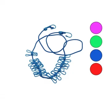 RENKLİ LASTİK=150CM--280CM E UZAR  ÇAMAŞIR İPİ  12PCS METAL MANDALLI  BRKT-910316 (5047)