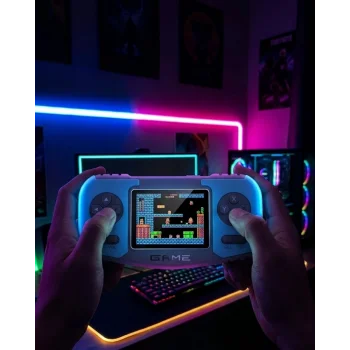 Retro El Konsolu Dahili Klasik Oyunlar AV TV Bağlantılı Şarjlı Oyun Cihazı