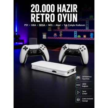 Retro Oyun Konsolu – 20.000 Yüklü Oyun