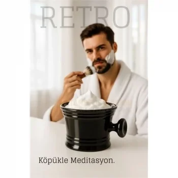 Retro Tıraş Tası Siyah 719893