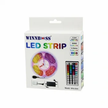 RGB 3ÇİP KUMANDALI ŞERİT LED 5MT (5047)