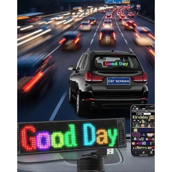 RGB LED Yazı Paneli Telefon Kontrollü Kayan Yazı Animasyonlu Ekran