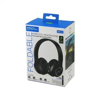 RGB RENKLİ IŞIKLI TYE-C TO USB ŞARJLI BLUETOOTH KULAK ÜSTÜ KABLOSUZ KULAKLIK Hİ-Fİ SES - GÜRÜLTÜ ENGELLEME (5047)