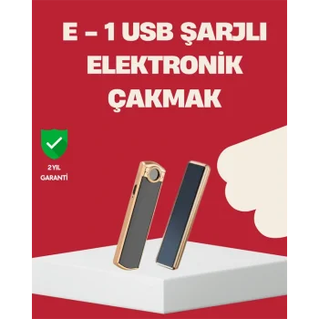 Rüzgar Geçirmez Elektronik Çakmak – Modern Tasarım, Metal Gövde